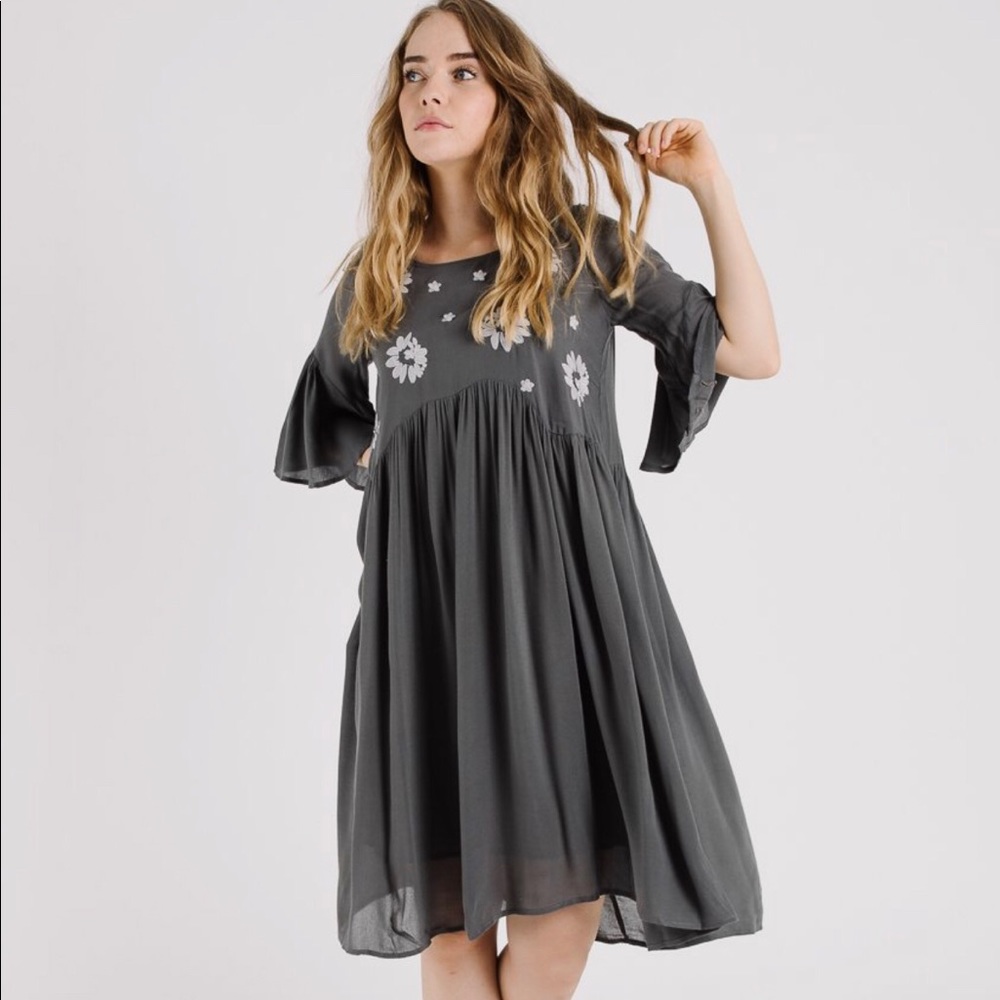Piper & Scoot Laurel Embroidered Dress